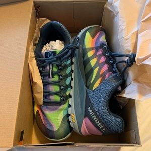NEW Merrell Women’s Antora 2 Rainbow Tennis Shoes